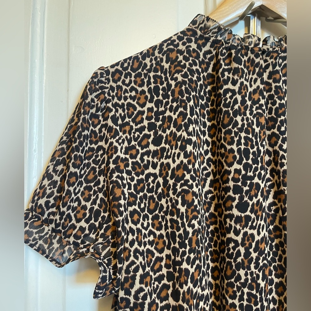 J. Crew NWT Animal Print Blouse
